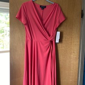 Perceptions New York dress size M coral color